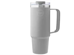 AYA&IDA light grey termokop med sugerør 885ml